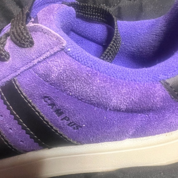 Adidas CAMPUS OOS SHOES Purple Suede Sneakers - Picture 8 of 16